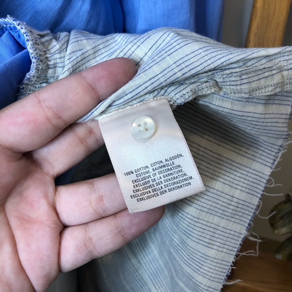 ANTHROPOLOGIE Holding Horses Layered Peplum Top - Picture 7 of 10